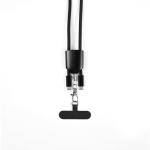 Lanyardkabel met telefoonhouder en ultrasnel laden 60W kleur zwart zesde weergave