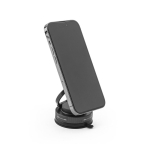Magnetische telefoonhouder met 360°-rotatie en vacuümbevestiging kleur zwart derde weergave