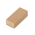 Oplaadbare zaklamp van gerecycled aluminium met 500 lumen LED 10W kleur zwart in doos