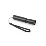 Oplaadbare zaklamp met 3 lichtstanden en zoomfunctie kleur zwart derde weergave