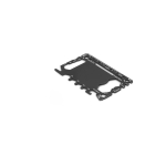 Multitoolkaart van roestvrij staal met 20 functies kleur zwart