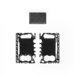 Multitoolkaart van roestvrij staal met 20 functies diverse kleuren