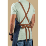 Eco schort met 3 multifunctionele zakken en gekruiste banden 220 g/m² kleur marineblauw derde weergave