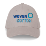 Verstelbare 6-panel cap van geborsteld katoen 260 g/m² kleur lichtgrijs afbeelding met logo 2