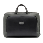 Laptoptas met korte en lange handgrepen 16” BrandCharger kleur zwart met jouw bedrukking