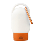 Zonnelotion met karabijnhaak en gekleurde dop SPF30 30 ml kleur oranje eerste weergave