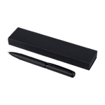 Draaibare messing balpen met metalen clip, blauwe inkt eerste weergave