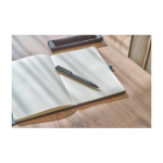 Draaibare messing balpen met metalen clip, blauwe inkt vijfde weergave