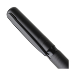 Draaibare messing balpen met metalen clip, blauwe inkt zesde weergave