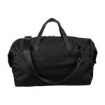 Ruime sporttas van plastic afval uit de oceaan kleur zwart eerste weergave