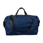 Ruime sporttas van plastic afval uit de oceaan kleur marineblauw eerste weergave