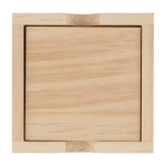 Sudokuspel met opklapbaar bord en interne opbergruimte kleur hout eerste weergave