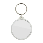 Plastic sleutelhanger met metalen ring, gemaakt in Europa eerste weergave