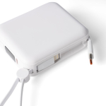 Plastic powerbank met snelladen en LED-display 10.000 mAh zesde weergave