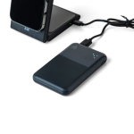 Powerbank van gerecycled kunststof met snelladen 10.000 mAh tweede weergave