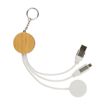 Oplaadkabelset met metalen ring om op te hangen 65W kleur hout eerste weergave