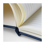 A5 gelijnde notitieboek van RPET-polyester met semi-rigide kaft elfde weergave