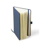 A5 gelijnde notitieboek van RPET-polyester met semi-rigide kaft zesde weergave