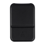 Opvouwbare zakspiegel met hoes van kunstleer 70x11 cm kleur zwart eerste weergave