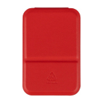 Opvouwbare zakspiegel met hoes van kunstleer 70x11 cm kleur rood eerste weergave