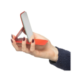 Opvouwbare zakspiegel met hoes van kunstleer 70x11 cm derde weergave