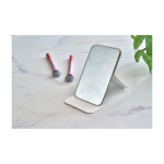 Opvouwbare zakspiegel met hoes van kunstleer 70x11 cm vierde weergave