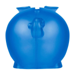 Transparant spaarvarken van gerecycled plastic met logo tweede weergave