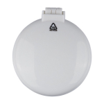 Rond zaketui met spiegel en borstel kleur wit eerste weergave