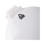 Rond zaketui met spiegel en borstel vijfde weergave