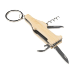 Multifunctionele sleutelhanger in flesvorm met kurkentrekker vijfde weergave