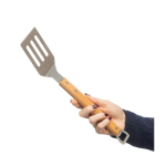 BBQ-spatel met flesopener en houten handvat zesde weergave
