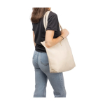 Katoenen tas met OEKO-TEX-certificering en lange hengsels tiende weergave