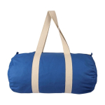 Sporttas van OEKO-TEX katoen met rits en lange hengsels vierde weergave