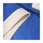 Sporttas van OEKO-TEX katoen met rits en lange hengsels zesde weergave