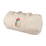 Sporttas van naturel katoen OEKO-TEX met lange hengsels eerste weergave