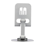 Opvouwbare aluminium telefoonhouder met 360°-rotatie vierde weergave