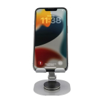 Opvouwbare aluminium telefoonhouder met 360°-rotatie zevende weergave