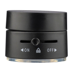 Magnetische, opvouwbare telefoonhouder met zuignap van kunststof kleur zwart eerste weergave