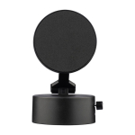 Magnetische, opvouwbare telefoonhouder met zuignap van kunststof kleur zwart tweede weergave