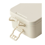 Stapelbare lunchbox met twee lagen en bestekset 2.2 L elfde weergave