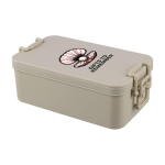 Stapelbare lunchbox met twee lagen en bestekset 2.2 L tweede weergave