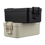 Stapelbare lunchbox met twee lagen en bestekset 2.2 L zesde weergave