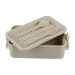 Stapelbare lunchbox met twee lagen en bestekset 2.2 L zevende weergave