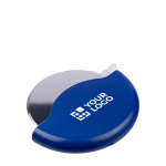 Pizzasnijder met afneembare beschermhoes en roestvrijstalen mes kleur blauw met jouw bedrukking