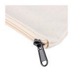 Gerecyclede polykatoenen tas met ritssluiting en lange hengsels 330 g/m² achtste weergave