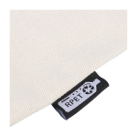 Gerecyclede polykatoenen tas met ritssluiting en lange hengsels 330 g/m² negende weergave