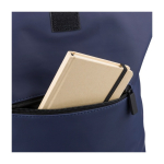 Roll-top rugzak van synthetisch leer voor laptop 16'' negende weergave