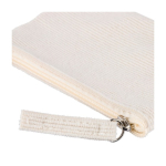 Ribfluwele portemonnee met bijpassende rits om te bedrukken vierde weergave