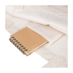 Ribfluwelen tas met binnenvak en lange hengsels zesde weergave