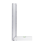 Vouwbare aluminium winkelhaak met waterpas en liniaal van 30 cm eerste weergave